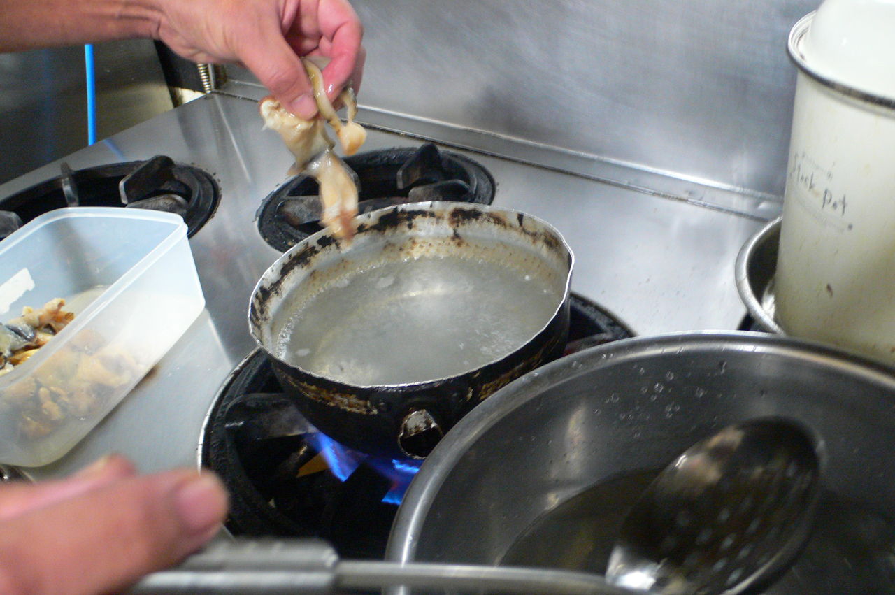 ホッキ貝を作る 夕べの晩ごはん 会津若松ブログ