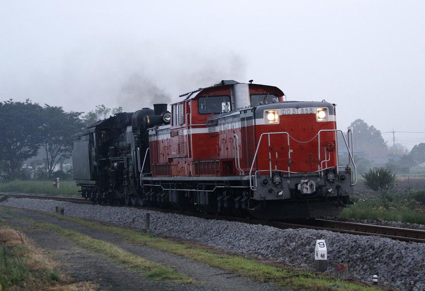 7月5日早朝の八高線SL(C58 363)回送。 : 電気屋の鉄道資料館