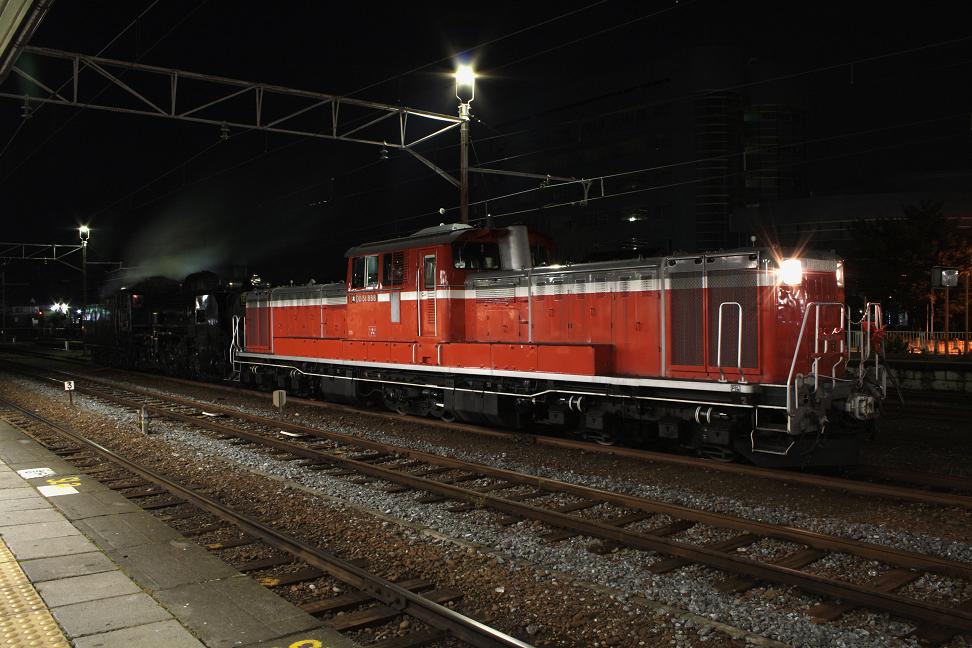 2010年7月25日夜 C58-363号機交番検査回送 寄居駅にて ③ : 電気屋の鉄道資料館