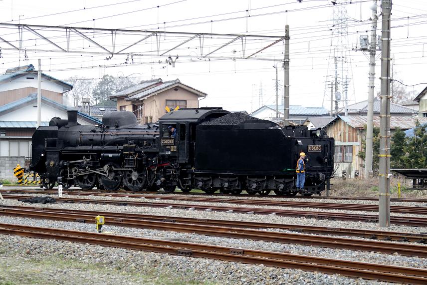 2010年3月15日 C58-363号機 秩父鉄道内回送 その2(終着の広瀬川原) : 電気屋の鉄道資料館