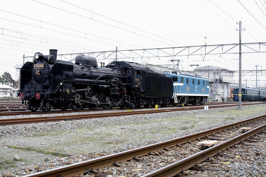 2010年3月15日 C58-363号機 秩父鉄道内回送 その2(終着の広瀬川原) : 電気屋の鉄道資料館