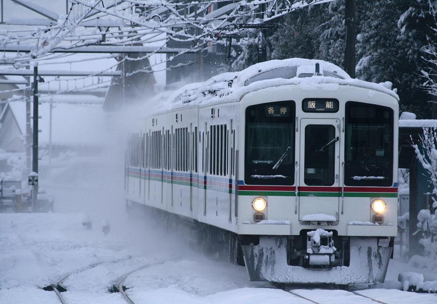 2月15日朝 豪雪 笑 の秩父鉄道 電気屋の鉄道資料館