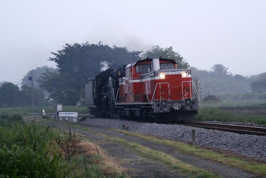 7月5日早朝の八高線SL(C58 363)回送。 : 電気屋の鉄道資料館
