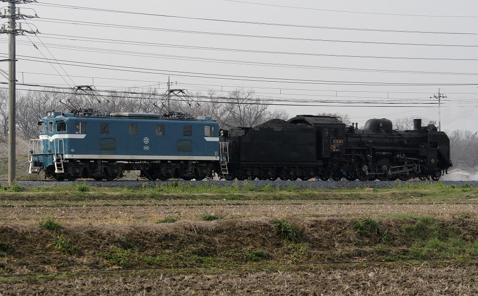 2010年3月15日 C58-363号機 秩父鉄道内回送(寄居~広瀬川原) その1 : 電気屋の鉄道資料館