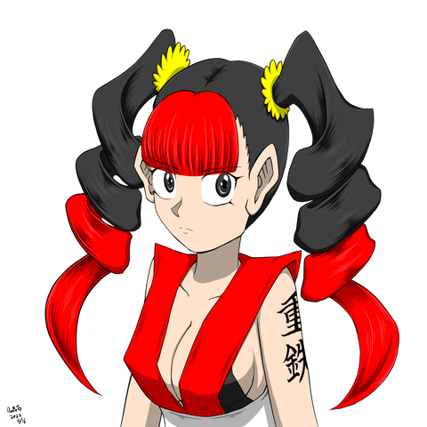 初カラーアップ描き