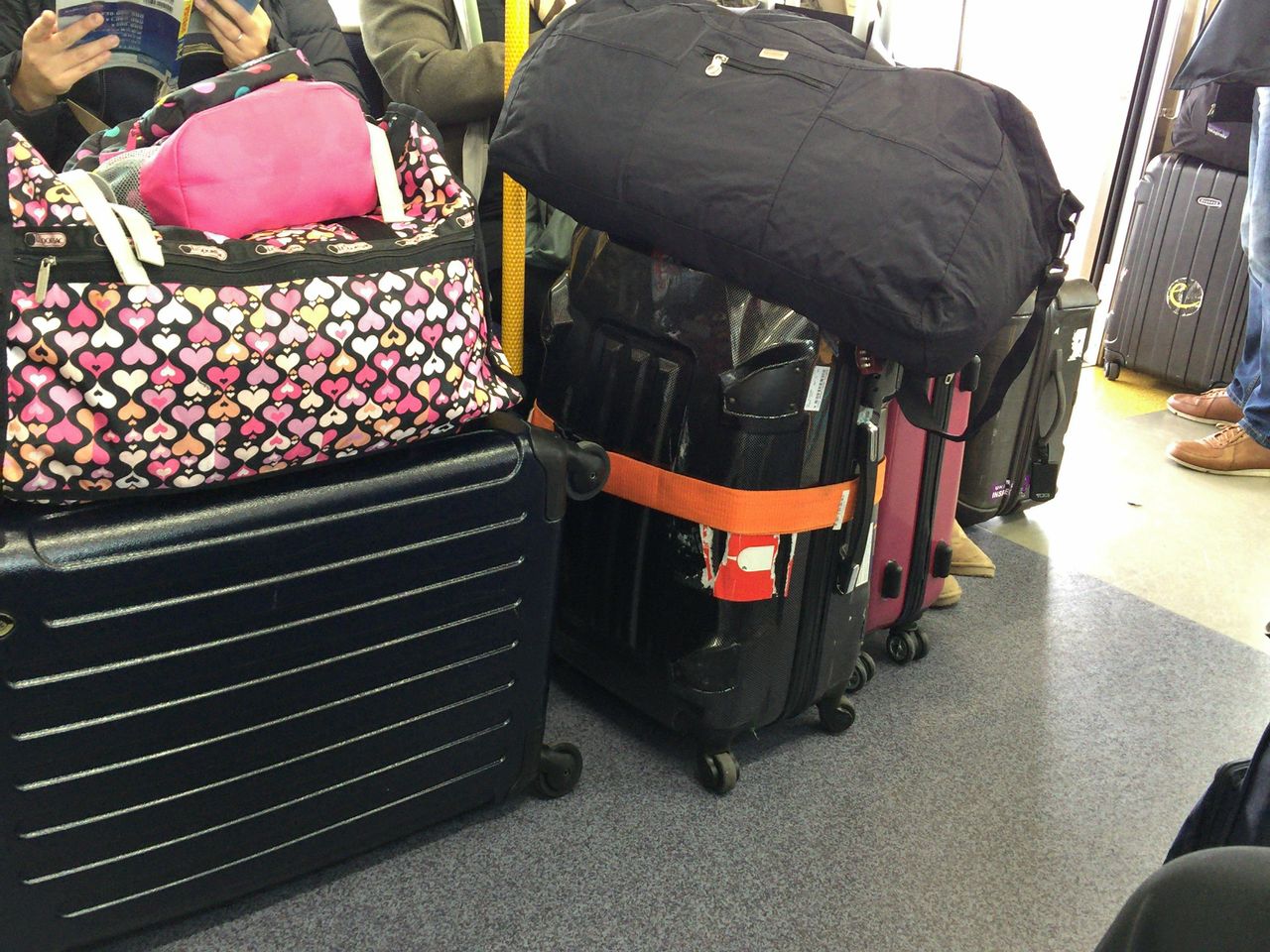 Dennis 50 16 11 21 月 曇り 空港に接続する列車にはスーツケース置き場を作ってほしい