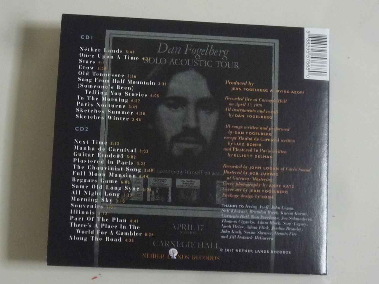 ダン・フォーゲルバーグ / DAN FOGELBERG LIVE Dan Fogelberg's Live – Mailboat Records
