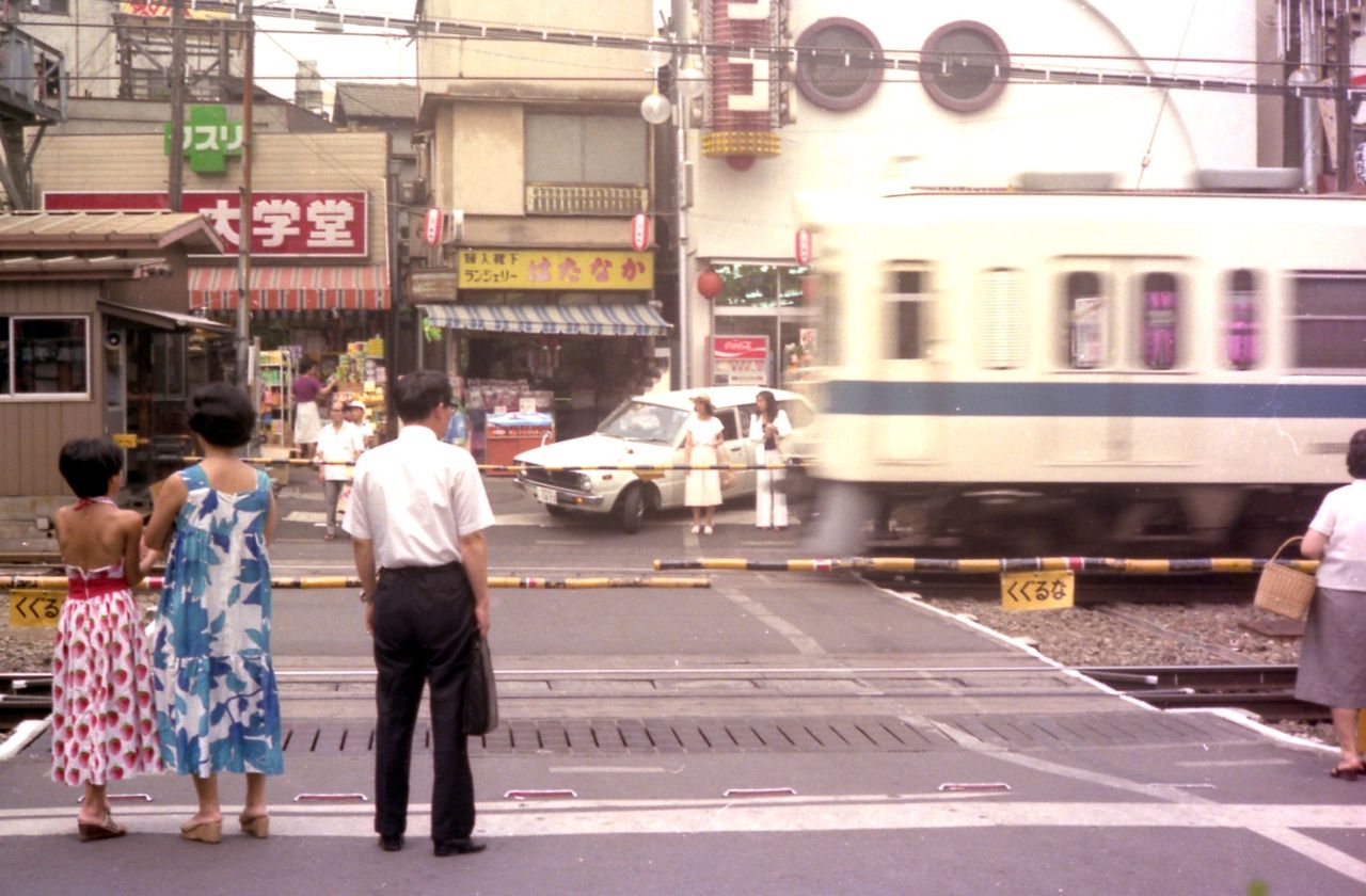 下北沢駅にて 1979年 レール Kq倶楽部
