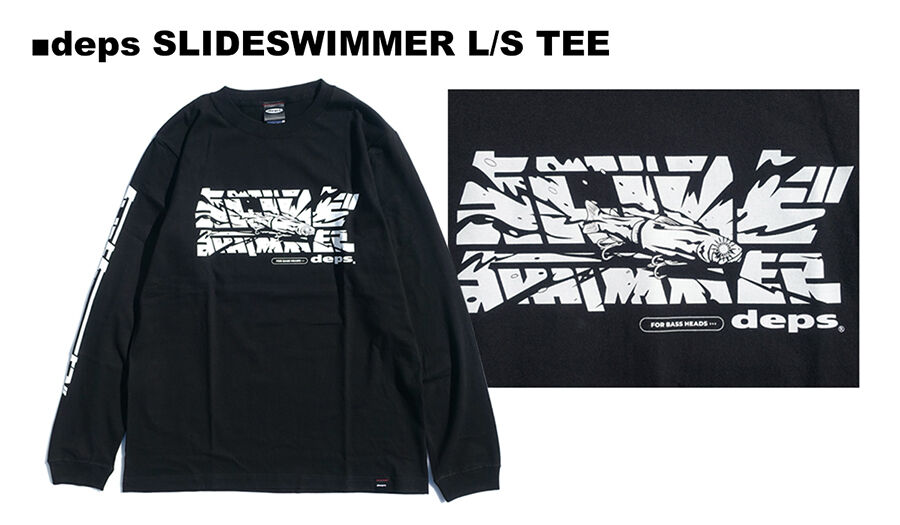 deps デプス L/S TEE WHITE×BLACK