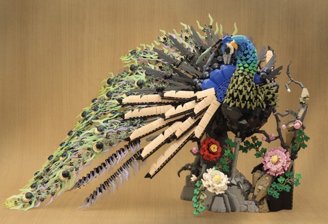 孔雀 14連 土台 リクウ 46 LEGO / 孔雀 : DeRaのLEGOブロッグ