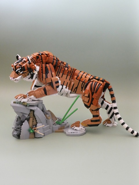 虎　です。 41 LEGO / トラ : DeRaのLEGOブロッグ