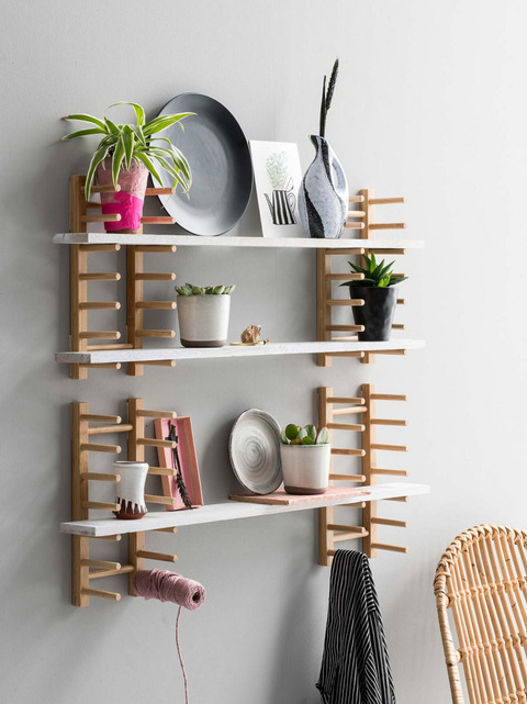 Weekend DIY プレートホルダーで作る棚