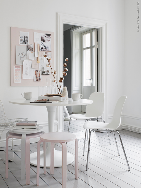 Pastel Pink Office