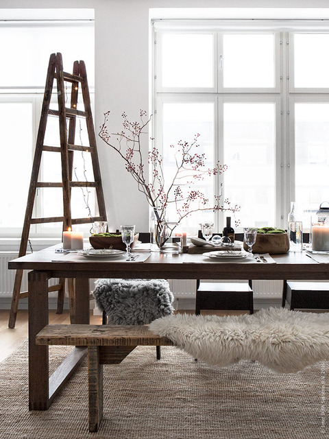 Rustic & Natural Christmas Table