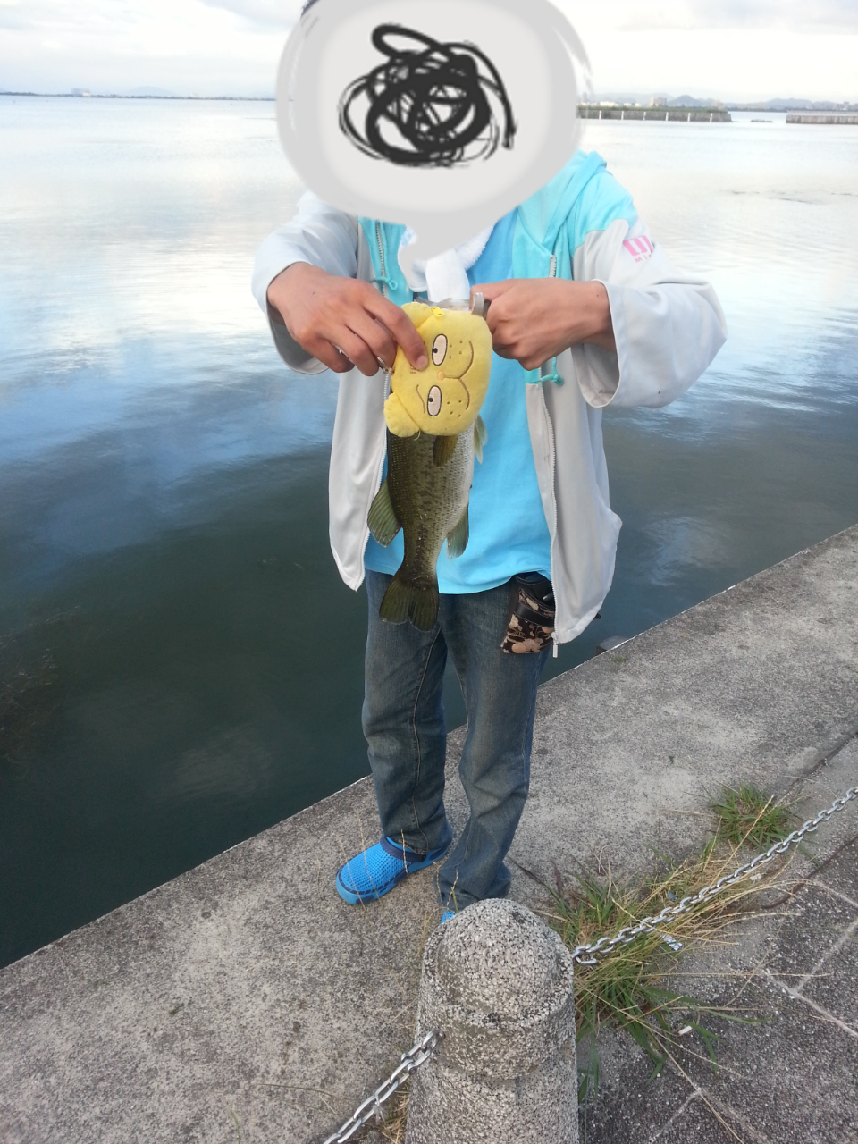 琵琶湖釣行 邪道バス釣り編 釣って 海産物による海産物との戯れ 釣られて