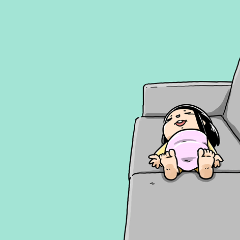 176-朝のお着替えを手伝おうとする父を蹴り飛ばす娘