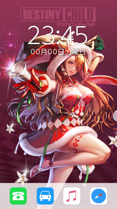 カレンダー_X'masレダ_ios_サンプル