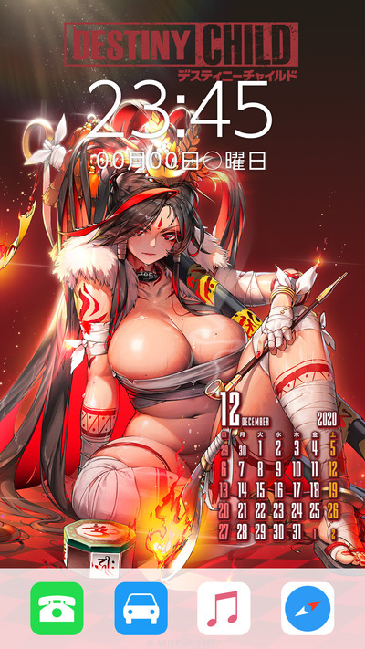 カレンダー_カーララトリー_ios_Sample