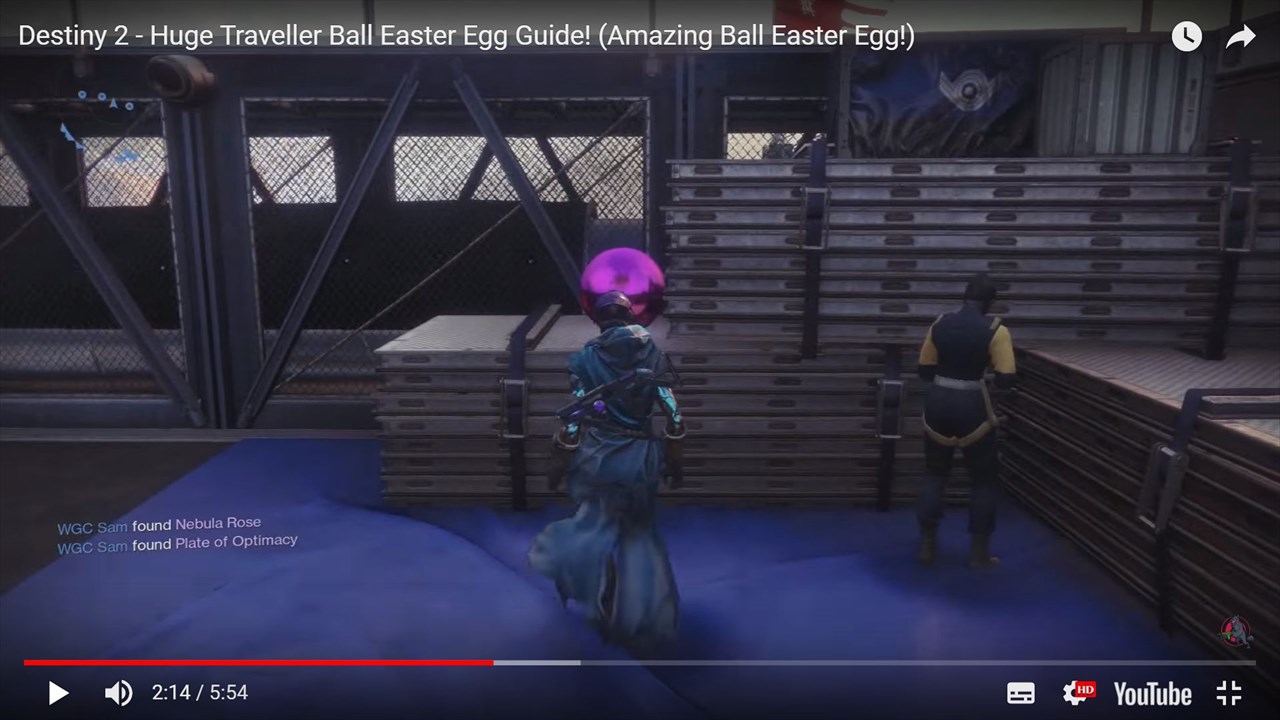 トラベラーを模した巨大なボールで遊ぼう Destiny動画配信所 トラベラーを模した巨大なボールで遊ぼう Destiny動画配信所