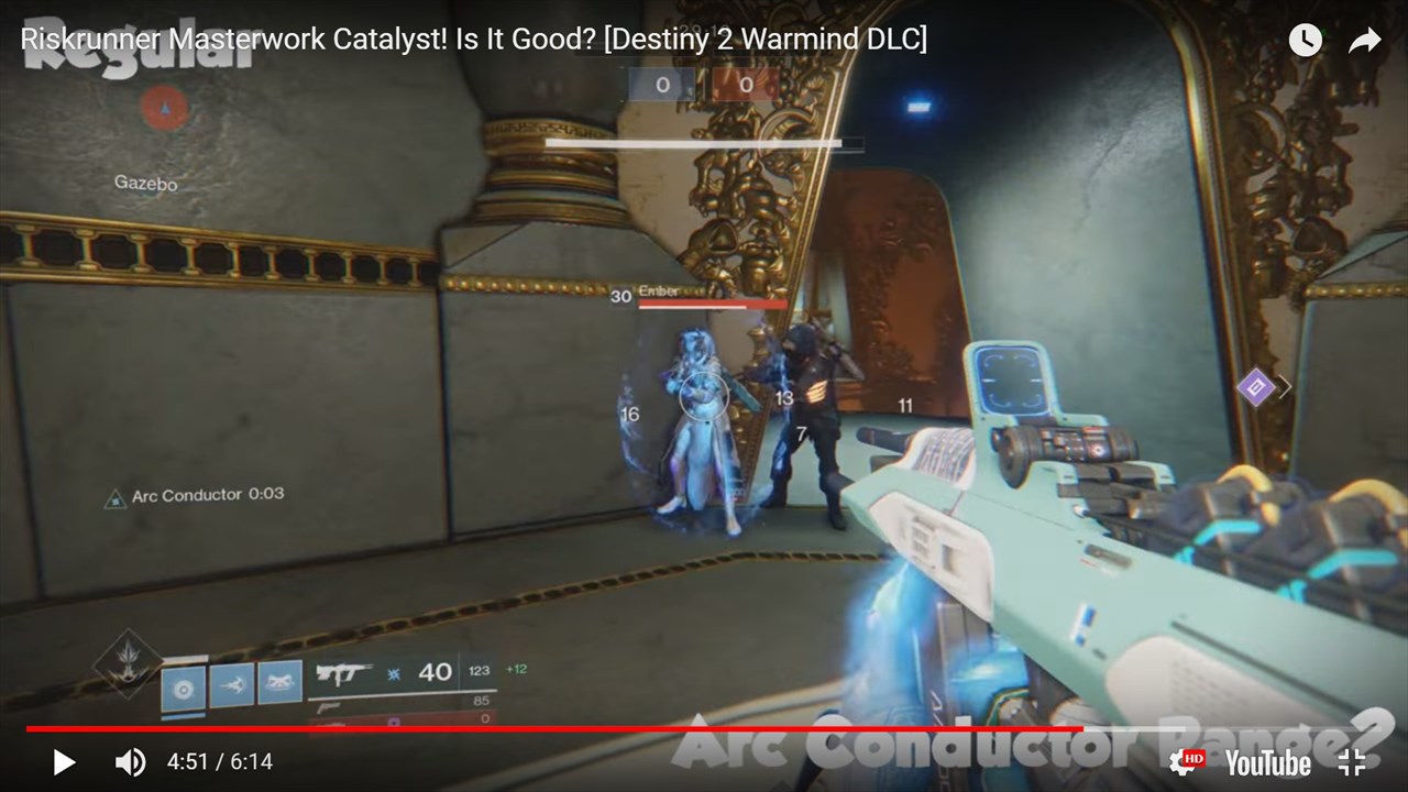 マスターワーク 投稿者も違いがほぼ分からないリスクランナーのmw前と後の比較 Destiny動画配信所