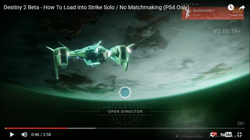 Destiny 2 ベータ ストライクをソロで遊ぶ方法 Destiny動画配信所