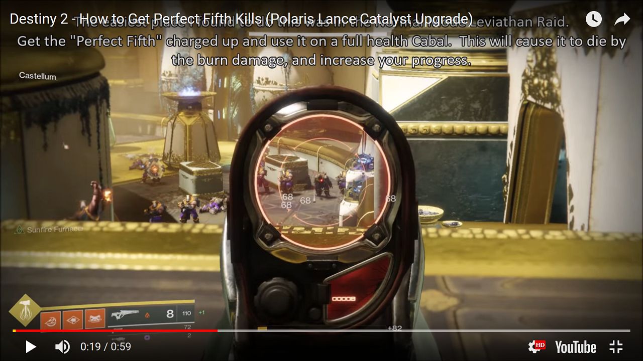 マスターワーク ポラリス ランス の5発目の悪夢でのキルの簡単な稼ぎ方 Destiny動画配信所