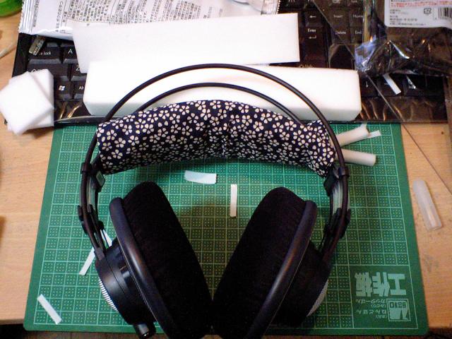 Akg K702ヘッドバンド改造 ですみる