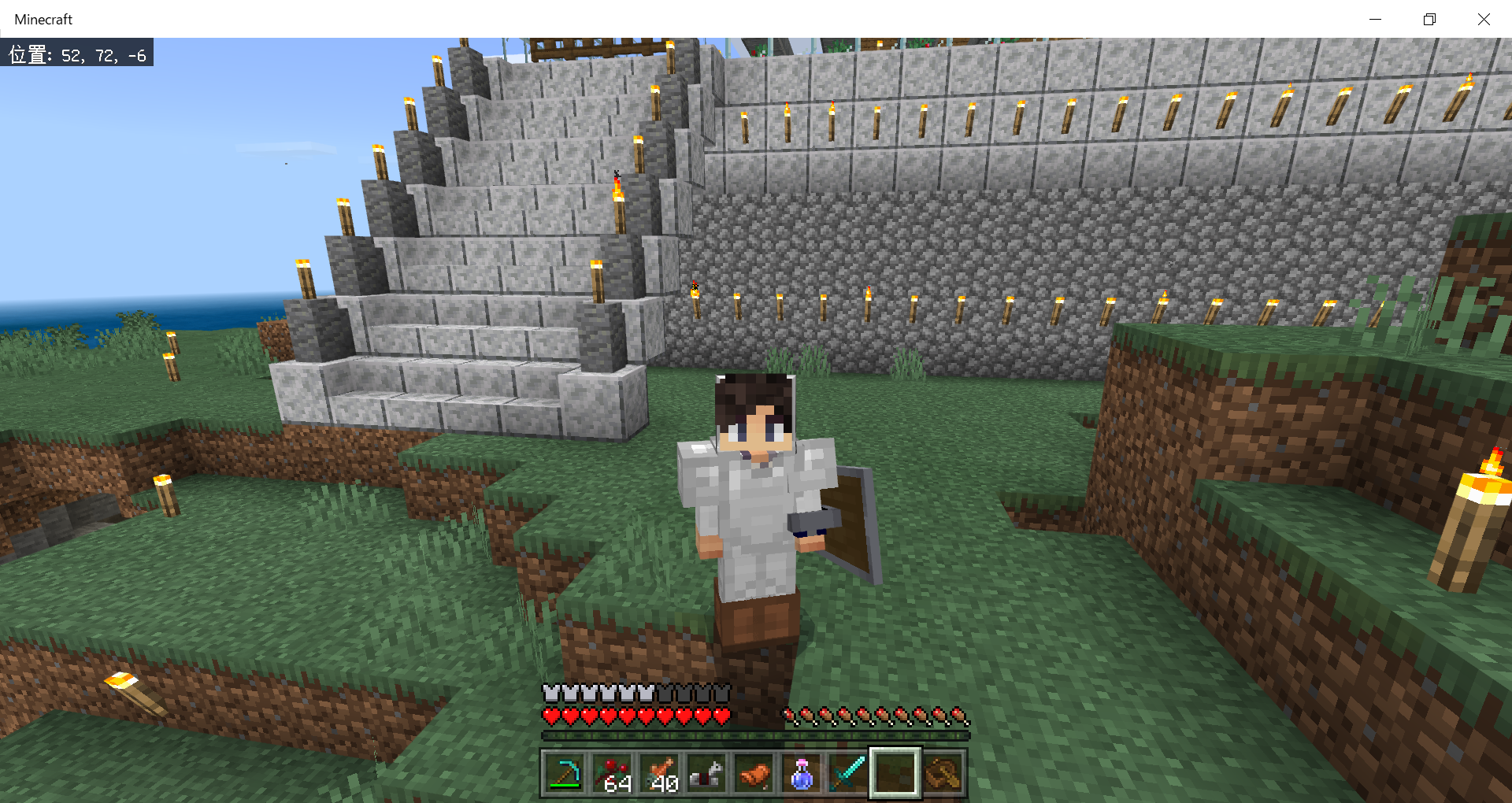 0020 メサを求めて5000m しろくまのマイクラブログ 0020 メサを求めて5000m しろくまのマイクラブログ
