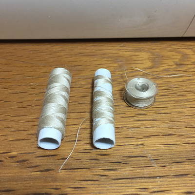 雑巾で検証 ダイソー カラー糸２２色セット ｃｏｍｅ ｏｎ 貧乏ミシン部