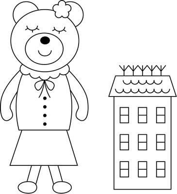 くまさんをミシン刺繍 ｃｏｍｅ ｏｎ 貧乏ミシン部