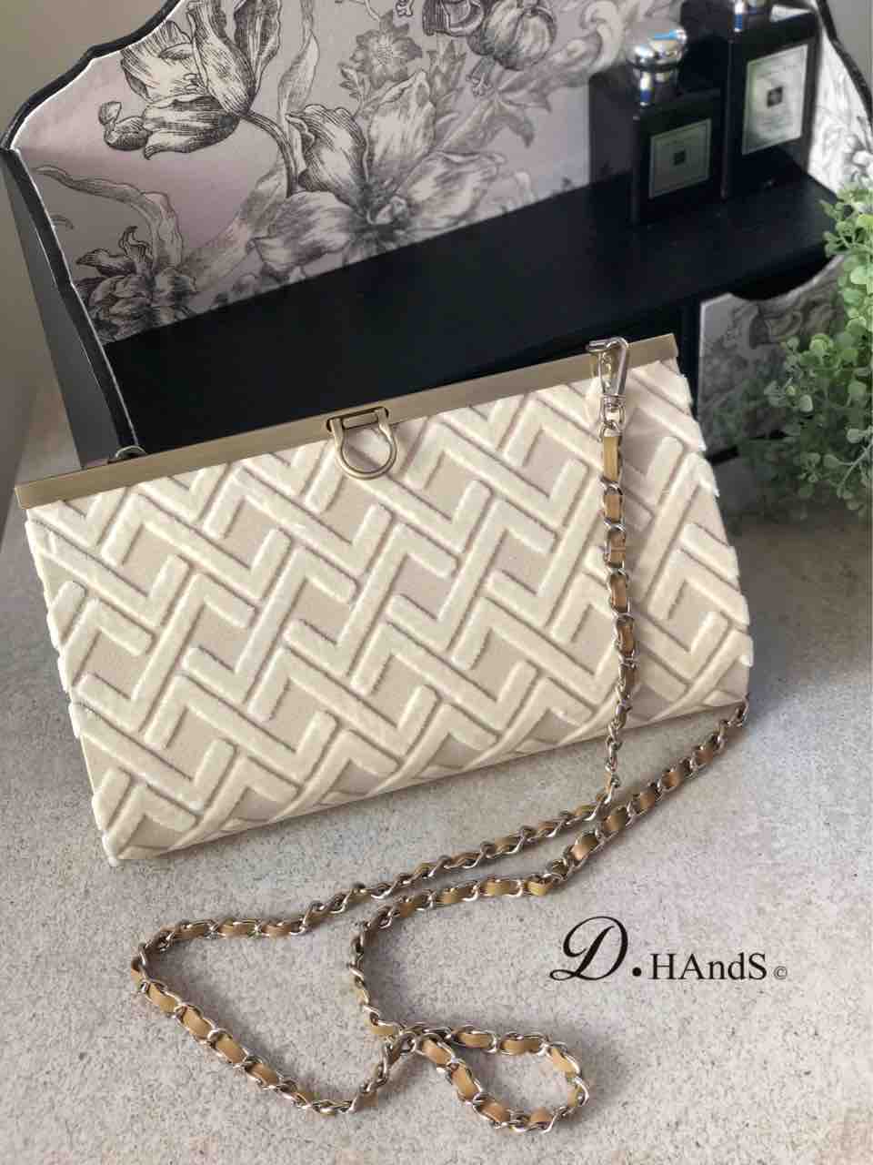 文鎮金具バッグをリモートで受講しました D Hands 文鎮金具バッグをリモートで受講しました D Hands