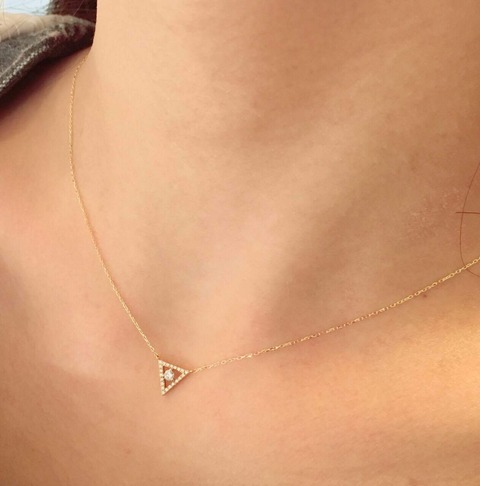 ノーブルトリアングルネックレス