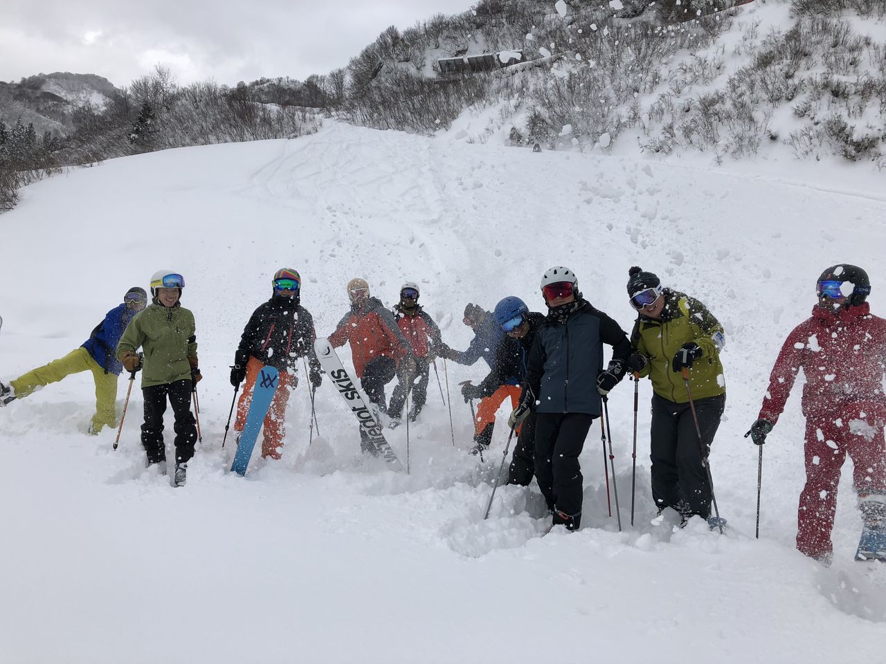 年末年始の恒例プログラム 奥只見で年越し 大雪の初日 Diamond Dust