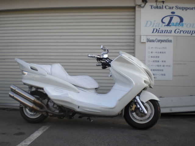 YAMAHA マジェスティ】ブルー×ホワイトカラー！！夏仕様フルカスタム