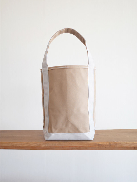 Baguette Tote Small Beige/LtGray