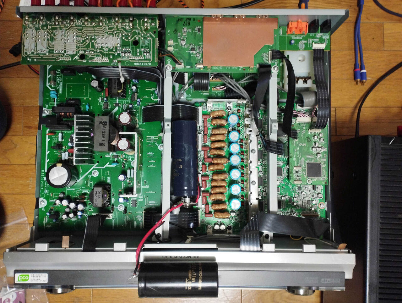 685【動作確認済み】　高音質　Panasonic 　 SU-XR700 Panasonic SU-XR700(二台目)その4 コンデンサー4万μF : オーディオ
