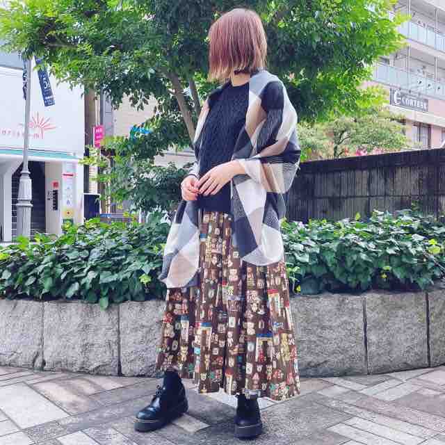 ベア部屋柄 テキスタイルワンピース Yukiemon ロングワンピース Revesetgateaux Fr