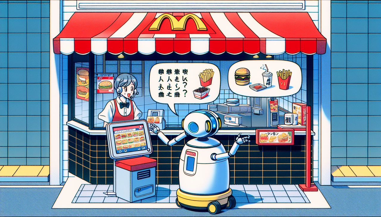 【悲報】マクドナルドがAIで注文受付するも、あまりのボケ対応で中止に