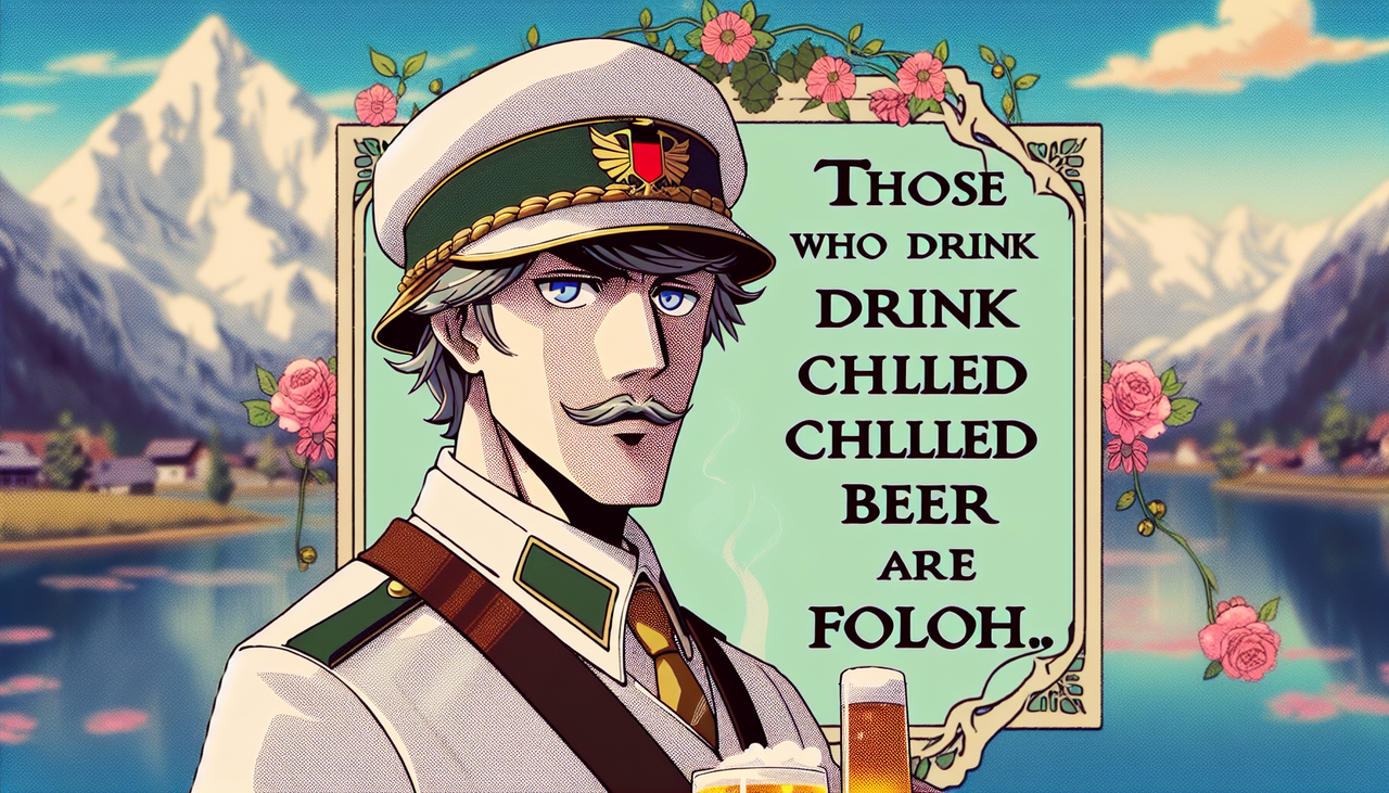 ドイツ人「ビールを冷やして飲むのはバカです」