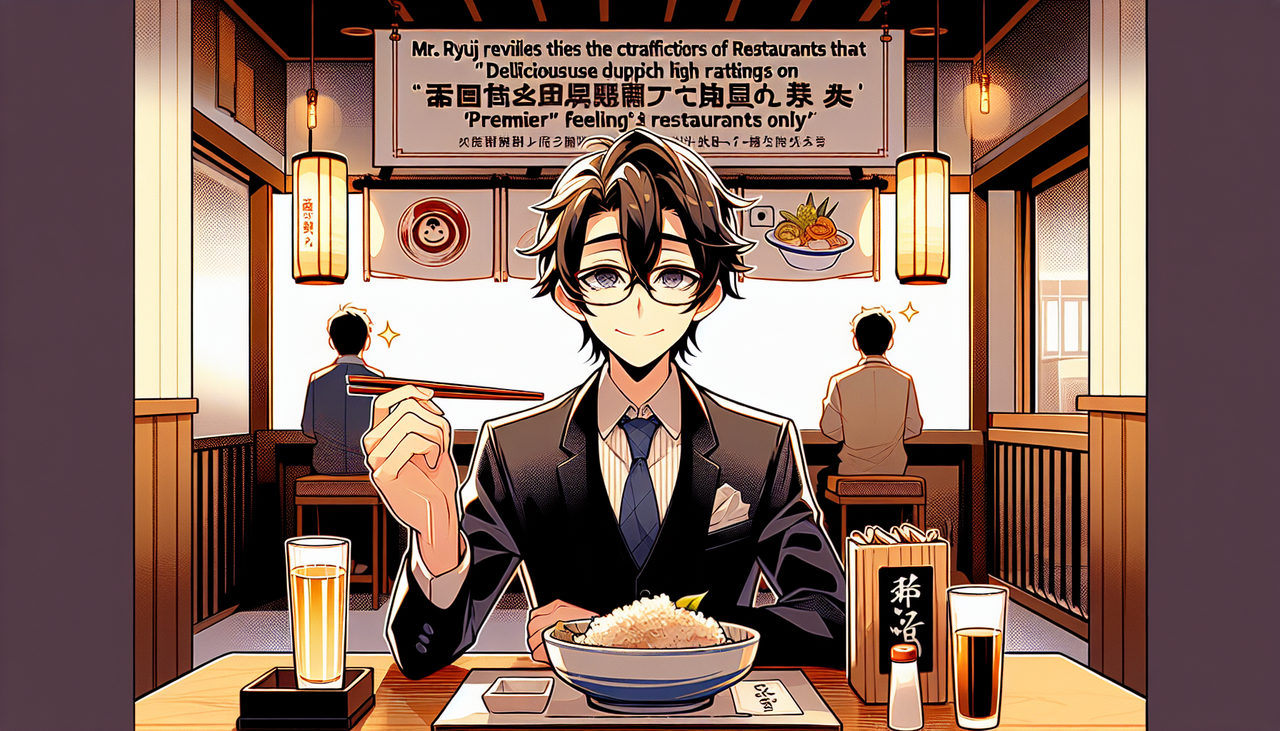 リュウジ氏、食べログ高評価なのに「おいしく感じない」店の特徴語る「プレミア感だけ出してる店」