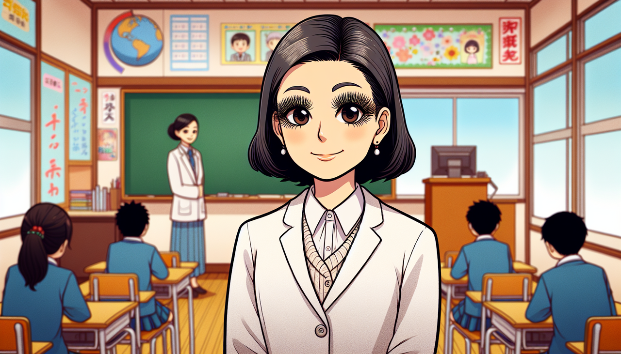 「まゆげがボーボー」と噂されていた女の先生、実は「まつ毛」がボーボーだった・・・