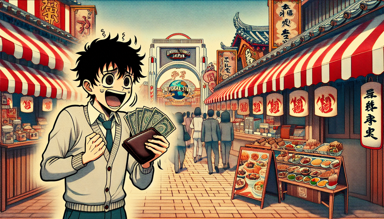 ワイ「USJに来たぞ！食い物？高いから買わねーよｗｗｗ」