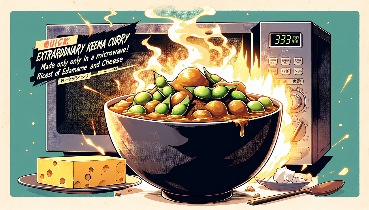 【時短】レンジで簡単極旨キーマ！