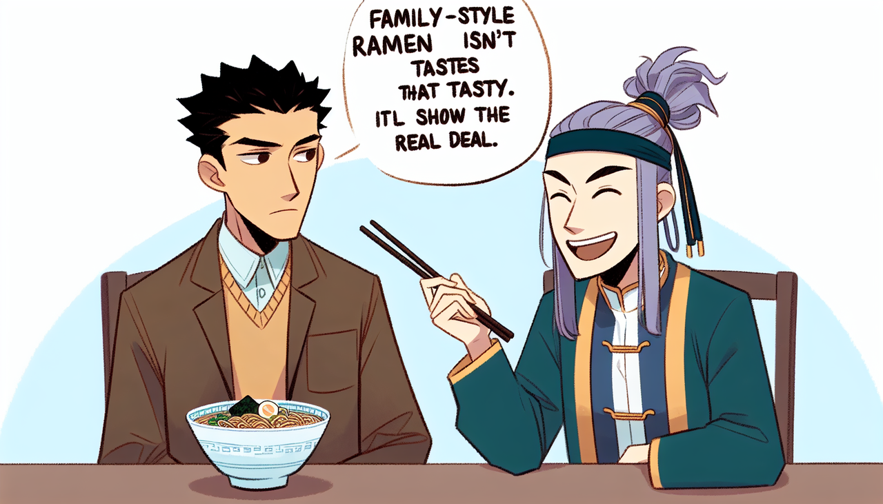 ワイ「家系ラーメンって大して美味くないわ。どこも同じ味やし。」友人「ほんまもんを教えたる」