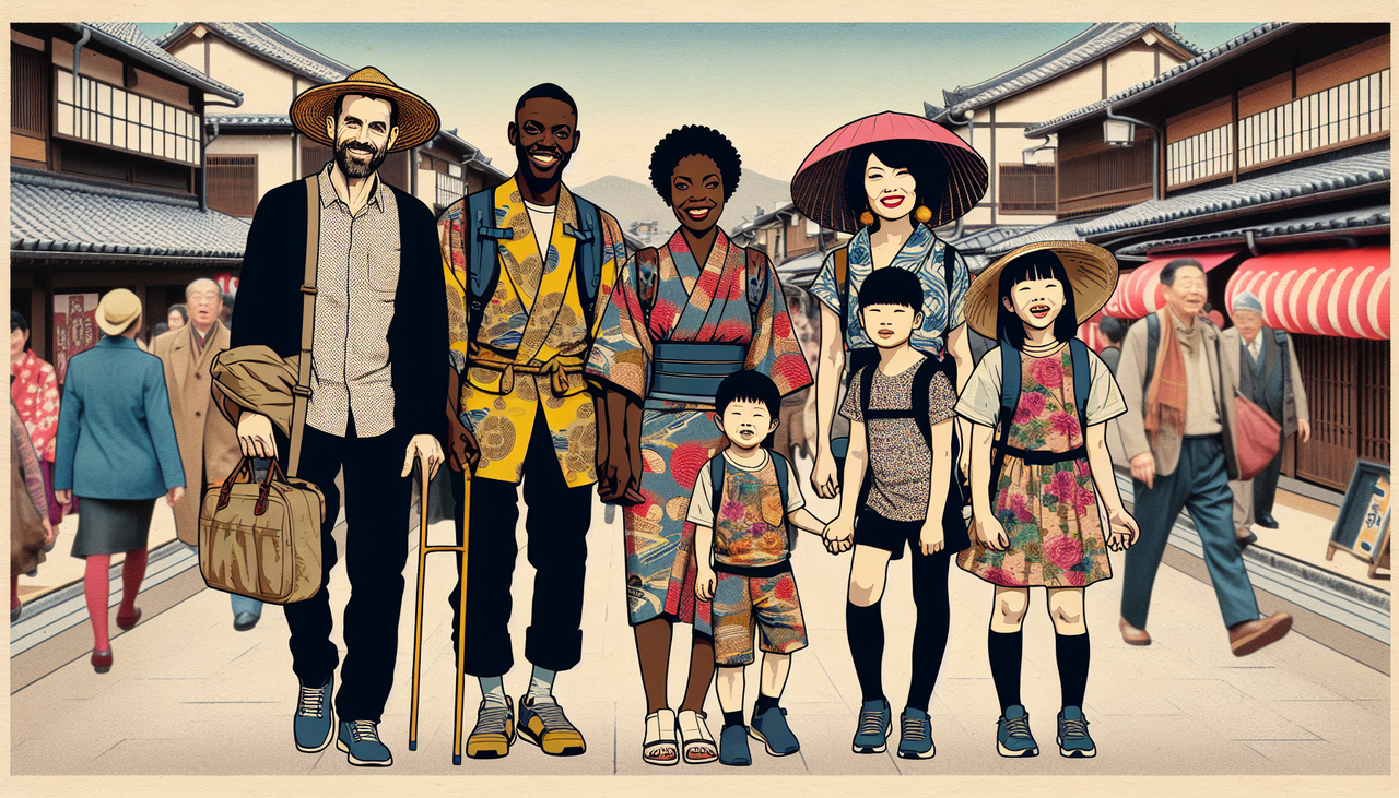 【衝撃】外国人観光客、家族で凄い服装をお揃いで着てしまうｗｗｗｗｗｗ