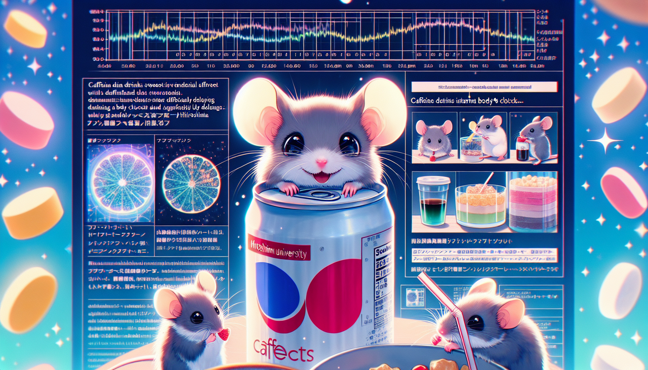 「カフェイン飲料＋甘味」で体内時計に大きな遅れ、広島大学の研究で明らかに