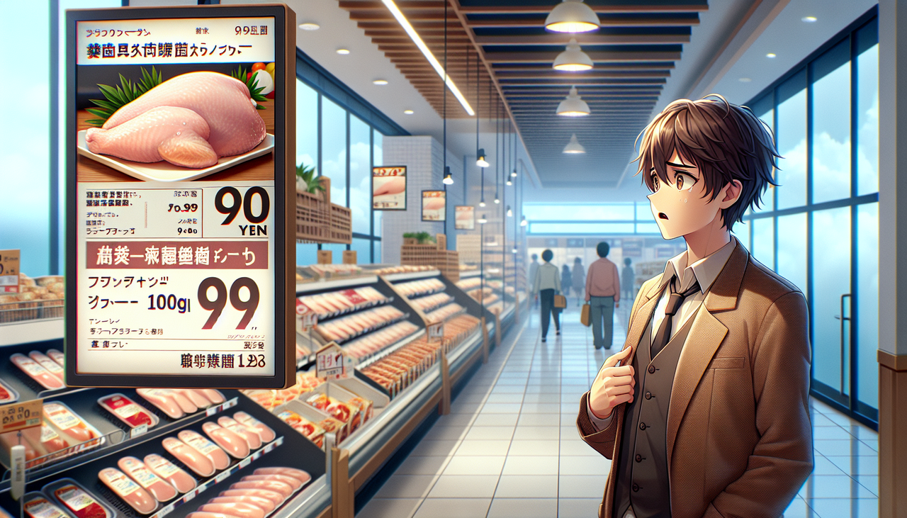 家計の味方に異変「鶏むね肉」が過去最高値　100gあたり99円に