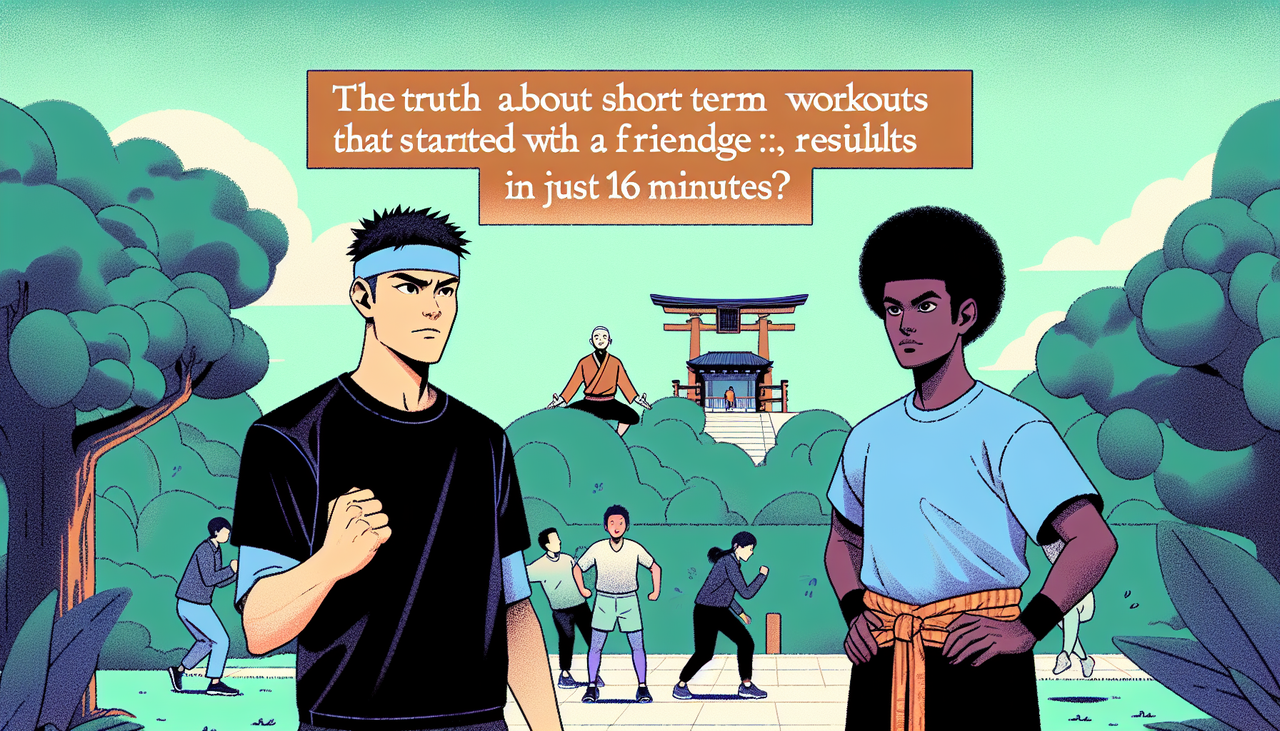 【衝撃】たった16分で結果が！？友達を挑発して始めた短時間ワークアウトの真実