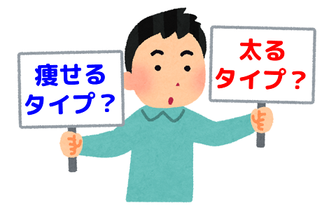 引きこもりがちなお前らは痩せ型か太りやすいタイプか？