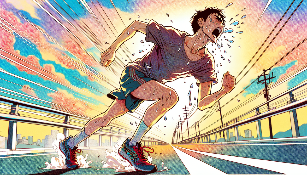 ランニング初心者のワイ、4キロでくたばる